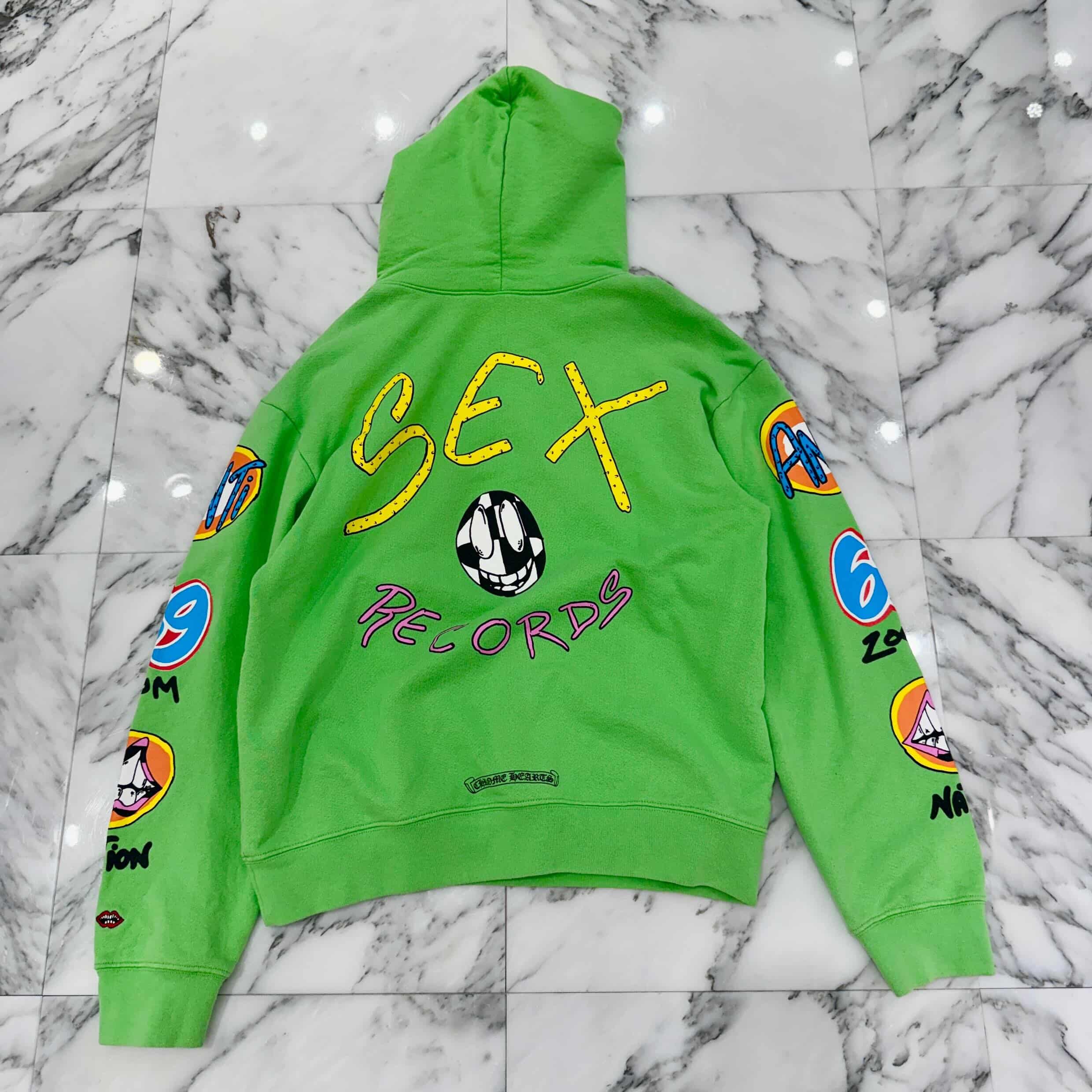 楽天市場】クロムハーツ パーカー（カラーグリーン）（パーカー