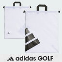 アディダス ゴルフ シューズケース ボールドロゴ シューズサック (IKC99-IN2764)ホワイト 【ADIDAS GOLF】 新作