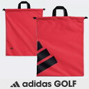 アディダス ゴルフ シューズケース ボールドロゴ シューズサック (IKC99-JE7211)Pure Ruby ピュアルビー【ADIDAS GOLF】 新作