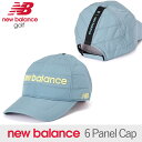 ニューバランス ゴルフ キャップ 中綿入り キルト 6パネルキャップ (UNISEX SPORT) 【NewBlance Golf】 012_24F_QUILT...