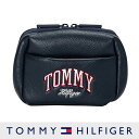 トミーヒルフィガー ゴルフ ポーチ 24F ポーチ ラウンドロゴ (THMG4FE0-30 ) 30ネイビー 【TOMMY HILFIGER GOLF】
