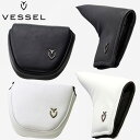 ベゼル VESSEL パターカバー 本革製 ブレード マレット ピン型 VESSEL Leather Putter Cover HC23118 PC2217(4)