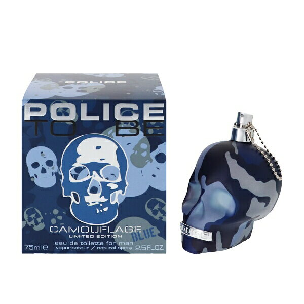  POLICE |X gD[r[ Jt[W u[ tH[} EDTESP 75ml yyzytOX Mtg v[g a YEjpzy|X gD[r POLICE TO BE CAMOUFLAGE BLUE FOR MEN EAU DE TOILETTE SPRAYz