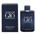 アルマーニ ジョルジオ アルマーニ 香水 GIORGIO ARMANI アクア ディ ジオ プロフォンド (箱なし) EDP・SP 125ml 【送料無料】【フレグランス ギフト プレゼント 誕生日 メンズ・男性用】【アクア ディ ジオ ACQUA DI GIO PROFONDO EAU DE PARFUM SPRAY】