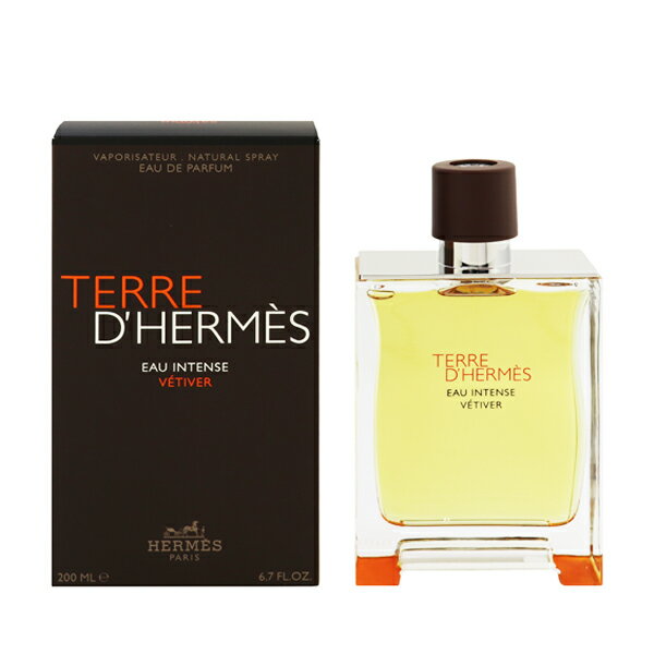 エルメス 香水 HERMES テール ドゥ エルメス オー インテンス ベチバー EDP・SP 200ml 【あす楽 送料無料】【フレグランス ギフト プレゼント 誕生日 メンズ・男性用】【テール ドゥ エルメス TERRE D HERMES EAU INTENSE VETIVER EAU DE PARFUME SPRAY】