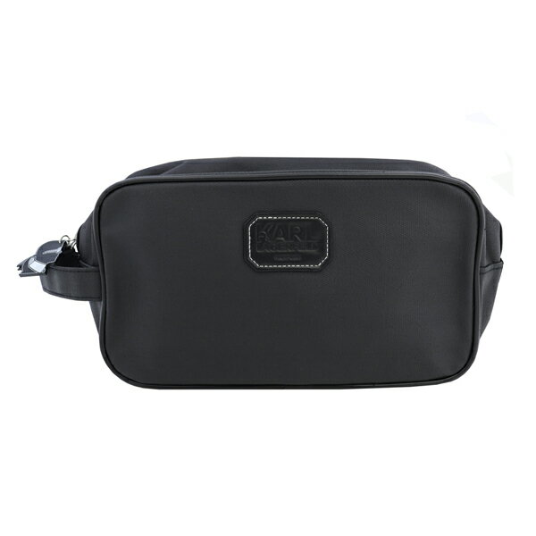 LAGERFELD Y ubN gC^[obO yyzytOX Mtg v[g a EANZT[zyMENS BLACK TOILETRY BAGz