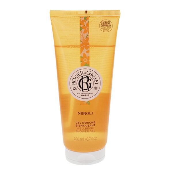 ROGER＆GALLET ジェル ドゥーシュ ネロリ (ボディソープ) 200ml 【あす楽】【フレグランス ギフト プレゼント 誕生日 入浴料・シャワージェル】【ネロリ NEROLI WELLBEING SHOWER GEL】 1