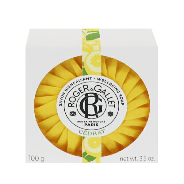 ROGERGALLET ܥ ѥե ɥ 100g ڤڡۡڥե쥰 ե ץ쥼  Ф󡦥ܥǥۡڥȥ(ɥ) CEDRAT WELLBEING SOAP