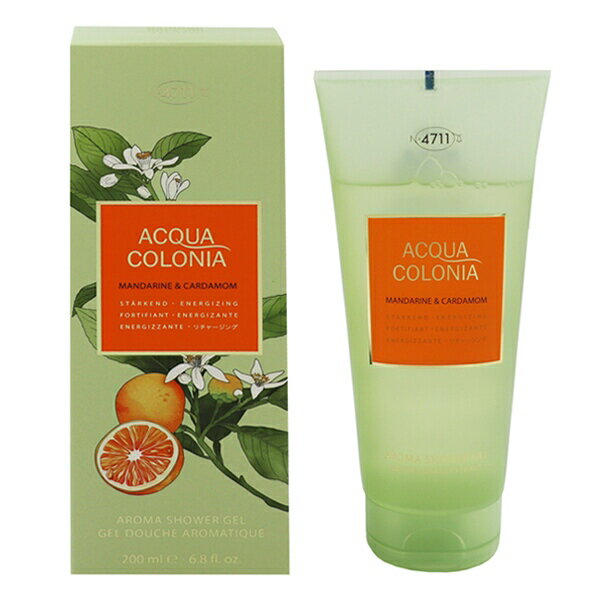 4711 ˥ ޥ  200ml ڤڡۡڥե쥰 ե ץ쥼  ۡ4711 ˥ 4711 ACQUA COLONIA MANDARINE  CARDAMOM AROMA SHOWER GEL