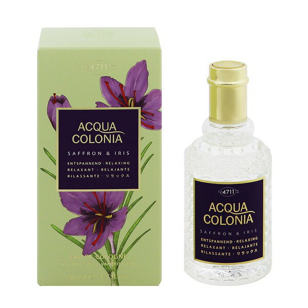  4711 ANARjA TtCX EDCESP 50ml yy (E)zytOX Mtg v[g a jZbNXEjpzy4711 ANARjA 4711 ACQUA COLONIA SAFFRON  IRIS EAU DE COLOGNE SPRAYz