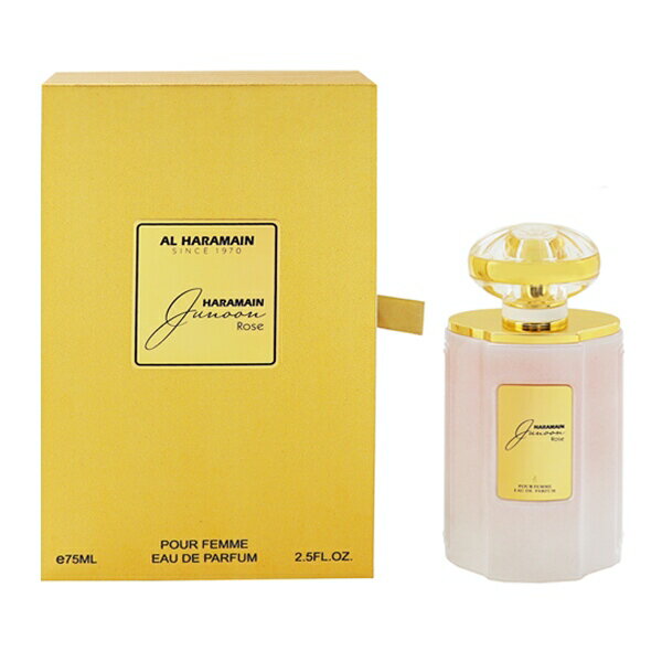 AEnC  AL HARAMAIN Wk[ [Y EDPESP 75ml yy zytOX Mtg v[g a fB[XEpzyJUNOON ROSE EAU DE PARFUM SPRAYz