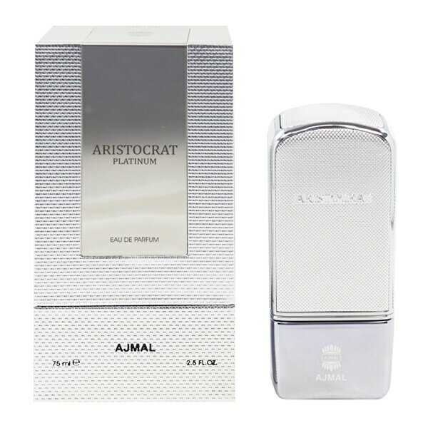 AW}  AJMAL AXgNbg v`i tH[q EDPESP 75ml yy ݁zytOX Mtg v[g a YEjpzyARISTOCRAT PLATINUM EAU DE PARFUM SPRAYz