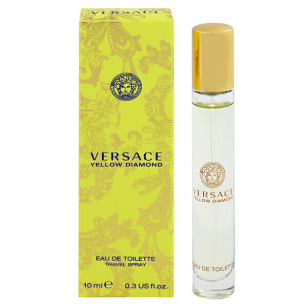 ヴェルサーチェ 香水 VERSACE イエローダイアモンド ミニ香水 EDT・SP 10ml 【フレグランス ギフト プレゼント 誕生日 レディース・女性用】【イエローダイアモンド YELLOW DIAMOND EAU DE TOILETTE SPRAY】