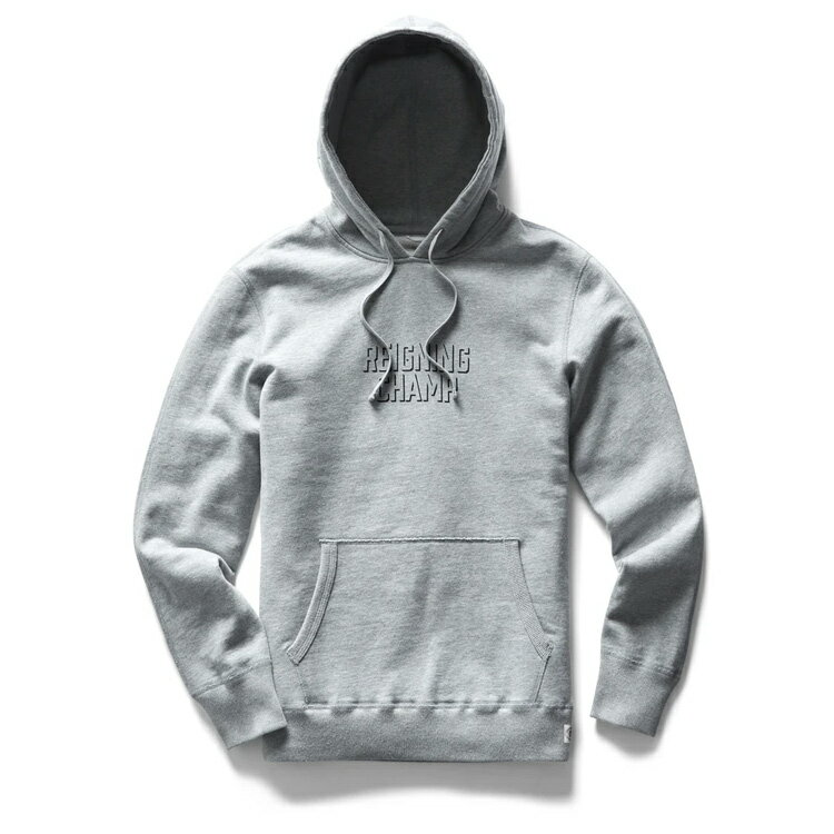 CjO`v REIGNING CHAMP Dropshadow Pullover Hoodie [TCYFM] [J[FHEATHER GREY] #RC-3813 yy zyX|[cEAEghA ̑ z