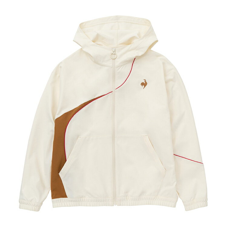 ルコックスポルティフ LE COQ SPORTIF 【池田エライザ着用】LCS Plume(プリューム) ジャケット (レディース) [カラー：ホワイト] [サイズ：M] #QMWWJF22-WH 2023FW【あす楽 送料無料】【スポーツ・アウトドア スポーツウェア・アクセサリー ジャージ】