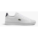 ラコステ スニーカー メンズ ラコステ LACOSTE メンズ CARNABY PIQUEE 123 1 SMA [サイズ：25.5cm(UK6.5)] [カラー：ホワイト×ネイビー] #45SMA0023-042 2023SS【あす楽 送料無料】【靴 メンズ靴 スニーカー】