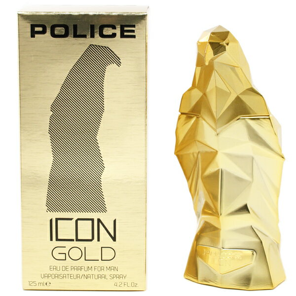 |X  POLICE ACR S[h tH[ EDPESP 125ml yy ݁zytOX Mtg v[g a YEjpzyICON GOLD EAU DE PARFUM FOR MEN SPRAYz