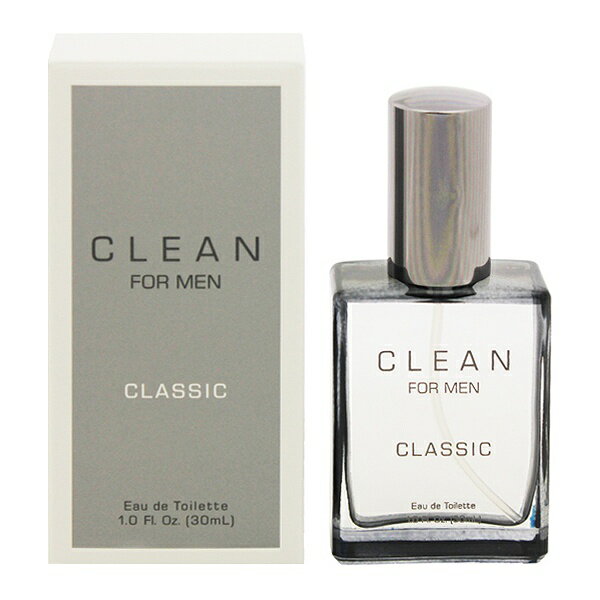 N[  CLEAN NVbN tH[ EDTESP 30ml yyzytOX Mtg v[g a YEjpzyCLEAN FOR MEN CLASSIC EAU DE TOILETTE SPRAYz