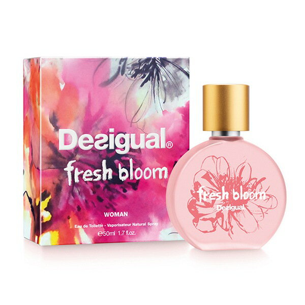 デシグアル 香水 DESIGUAL フレッシュ ブルーム EDT・SP 50ml 【あす楽】【フレグランス ギフト プレゼント 誕生日 レディース・女性用】【FRESH BLOOM EAU DE TOILETTE SPRAY】