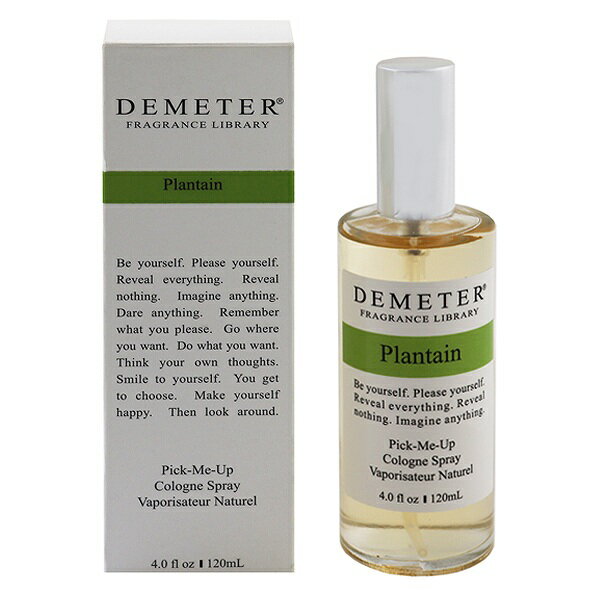 fB[^[  DEMETER ve EDCESP 120ml yyzytOX Mtg v[g a fB[XEpzyPLANTAIN COLOGNE SPRAYz