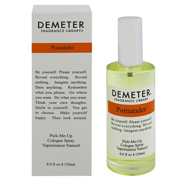 fB[^[  DEMETER |}_[ EDCESP 120ml yy (E)zytOX Mtg v[g a jZbNXEjpzyPOMANDER COLOGNE SPRAYz