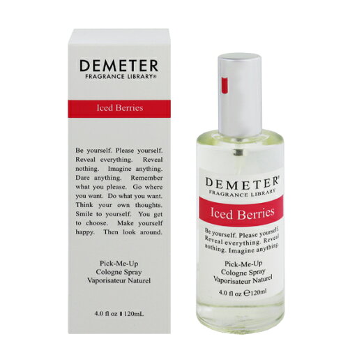 香水 DEMETER アイスベリーズ EDC・SP 120ml 【送料込み(沖縄・離島を除く)】【フレグランス ギフト 新生活2025 誕生日 ユニセックス・男女共用】【ICED BERRIES COLOGNE SPRAY】 香水 DEMETER アイスベリーズ EDC・SP 120ml 【送料込み(沖縄・離島を除く)】【フレグランス ギフト 新生活2025 誕生日 ユニセックス・男女共用】【ICED BERRIES COLOGNE SPRAY】