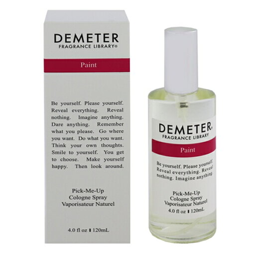 香水 DEMETER ペイント EDC・SP 120ml 【送料込み(沖縄・離島を除く)】【フレグランス ギフト 新生活2025 誕生日 ユニセックス・男女共用】【PAINT COLOGNE SPRAY】 香水 DEMETER ペイント EDC・SP 120ml 【送料込み(沖縄・離島を除く)】【フレグランス ギフト 新生活2025 誕生日 ユニセックス・男女共用】【PAINT COLOGNE SPRAY】