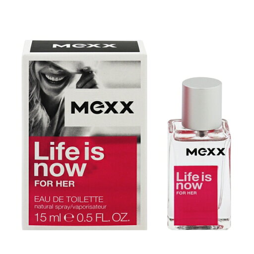 香水 MEXX ライフ イズ ナウ フォーハー EDT・SP 15ml 【フレグランス ギフト 新生活2025 誕生日 レディース・女性用】【LIFE IS NOW FOR HER EAU DE TOILETTE SPRAY】 香水 MEXX ライフ イズ ナウ フォーハー EDT・SP 15ml 【フレグランス ギフト 新生活2025 誕生日 レディース・女性用】【LIFE IS NOW FOR HER EAU DE TOILETTE SPRAY】