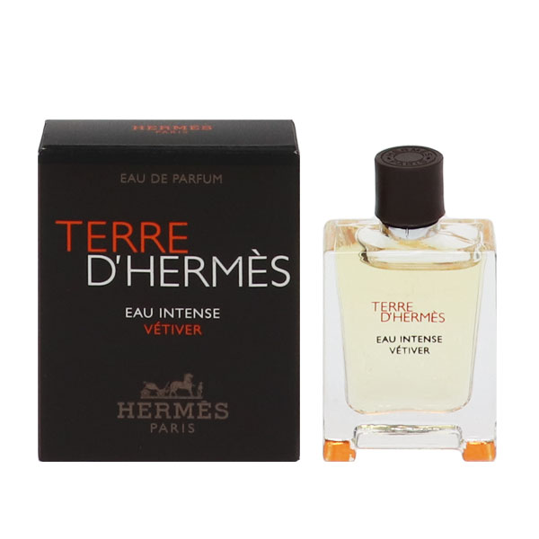 香水 HERMES テール ドゥ エルメス オー インテンス ベチバー ミニ香水 EDP・BT 5ml 【あす楽】【フレグランス ギフト プレゼント 誕生日 メンズ・男性用】【テール ドゥ エルメス TERRE D HERMES EAU INTENSE VETIVER EAU DE PARFUME】