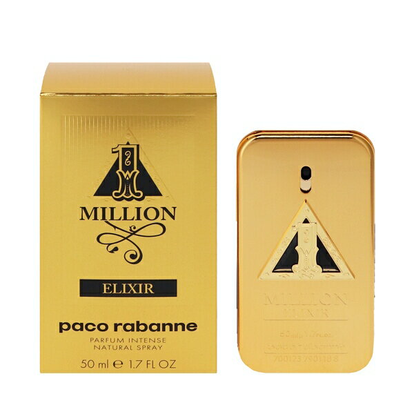 パコラバンヌ 香水 PACO RABANNE ワンミリオン エリクシール インテンス P・SP 50ml 【あす楽 送料無料】【フレグランス ギフト プレゼント 誕生日 メンズ・男性用】【1 MILLION ELIXIR PARFUM INTENSE SPRAY】