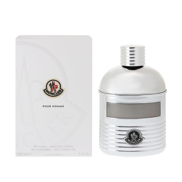 楽天テレメディアストア香水 MONCLER モンクレール プールオム EDP・SP （LEDスクリーン付き） 150ml 【あす楽 送料無料】【フレグランス ギフト プレゼント 誕生日 メンズ・男性用】【MONCLER POUR HOMME EAU DE PARFUM SPRAY REFILLABLE WITH LED SCREEN】