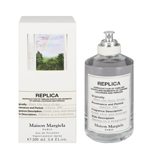 香水 MAISON MARGIELA レプリカ ウェン ザ レイン ストップス EDT・SP 100ml 【送料無料】【フレグランス ギフト プレゼント 誕生日 ユニセックス・男女共用】【レプリカ REPLICA WHEN THE RAIN STOPS EAU DE TOILETTE SPRAY】 香水 MAISON MARGIELA レプリカ ウェン ザ レイン ストップス EDT・SP 100ml 【送料無料】【フレグランス ギフト プレゼント 誕生日 ユニセックス・男女共用】【レプリカ REPLICA WHEN THE RAIN STOPS EAU DE TOILETTE SPRAY】