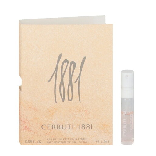 香水 CERRUTI 1881 プールファム (チューブサンプル) EDT・SP 1.5ml 【送料無料】【フレグランス ギフト 新生活2025 誕生日 レディース・女性用】【1881 1881 POUR FEMME EAU DE TOILETTE SPRAY】 香水 CERRUTI 1881 プールファム (チューブサンプル) EDT・SP 1.5ml 【送料無料】【フレグランス ギフト 新生活2025 誕生日 レディース・女性用】【1881 1881 POUR FEMME EAU DE TOILETTE SPRAY】