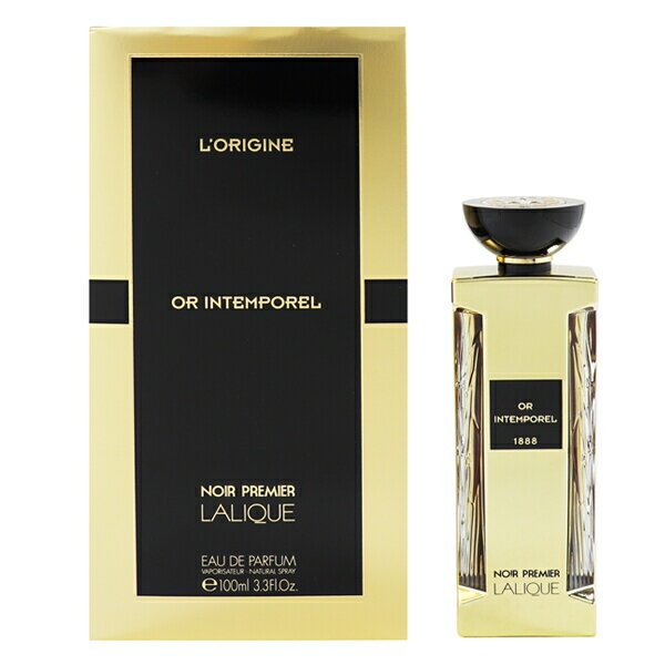 ラリック ラリック 香水 LALIQUE ノワールプレミア オア アンタンポレル EDP・SP 100ml 【あす楽 送料無料】【フレグランス ギフト プレゼント 誕生日 ユニセックス・男女共用】【ノワールプレミア NOIR PREMIER OR INTEMPOREL EAU DE PARFUM SPRAY】