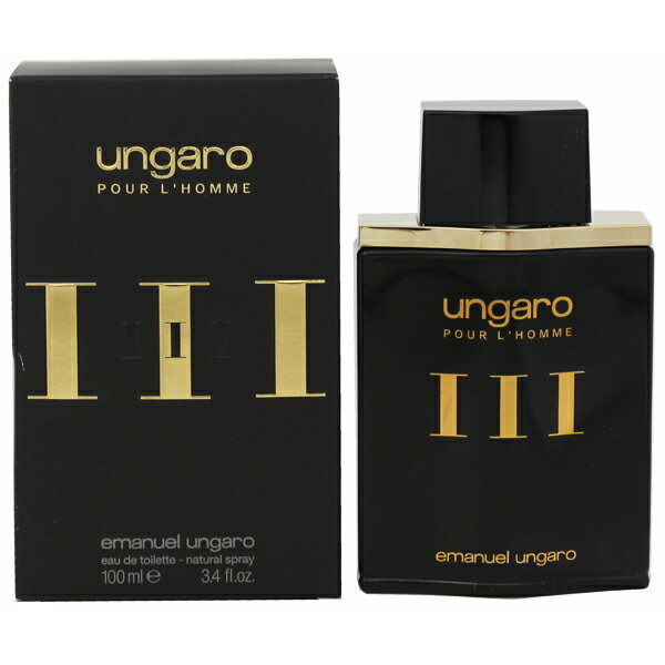 エマニュエル ウンガロ エマニュエル ウンガロ 香水 EMANUEL UNGARO ウンガロ III プールオム EDT・SP 100ml 【あす楽 送料込み(沖縄・離島を除く)】【フレグランス ギフト プレゼント 誕生日 メンズ・男性用】【ウンガロ UNGARO POUR HOMME III EAU DE TOILETTE SPRAY】