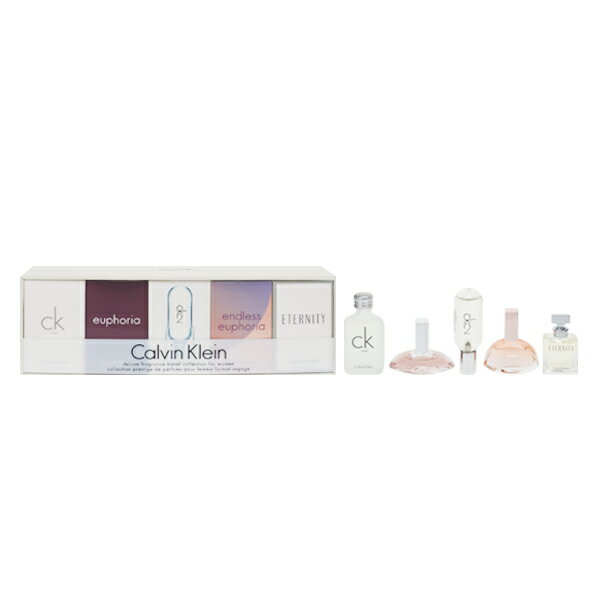 香水 CALVIN KLEIN カルバンクライン ウーマン ミニ香水セット 10ml×2/5ml×2/4ml 【あす楽 送料込み(沖縄・離島を除く)】【フレグランス ギフト プレゼント 誕生日 レディース・女性用】【DELUXE TRAVEL COLLECTION FOR WOMEN】