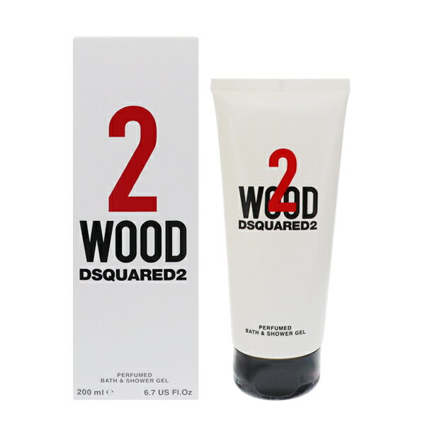 DSQUARED2 2 ウッド バス&シャワージェル 200ml 【送料込み(沖縄・離島を除く)】【フレグランス ギフト 新生活2025 誕生日 入浴料・シャワージェル】【2 WOOD BATH & SHOWER GEL】