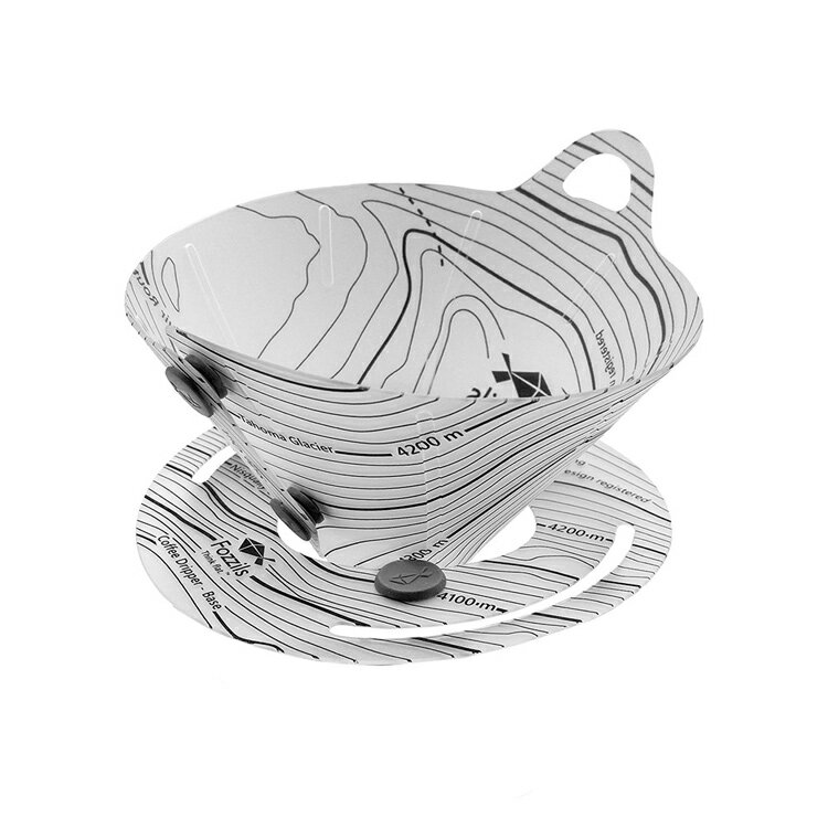フォッジルズ FOZZILS スナップフォールド コーヒードリッパー [カラー：ホワイト] [サイズ：13×14×10.5cm] #1899079-WT 【スポーツ・アウトドア アウトドア キャンプ用食器】