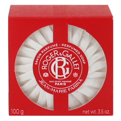 ROGER&GALLET サボン パフュメ ジャンマリファリナ 100g 【フレグランス ギフト プレゼント 誕生日 石けん・ボディ洗浄料】【ジンジャ ルージュ SAVON PARFUME JEAN MARIE FARINA】 ROGER&GALLET サボン パフュメ ジャンマリファリナ 100g 【フレグランス ギフト プレゼント 誕生日 石けん・ボディ洗浄料】【ジンジャ ルージュ SAVON PARFUME JEAN MARIE FARINA】