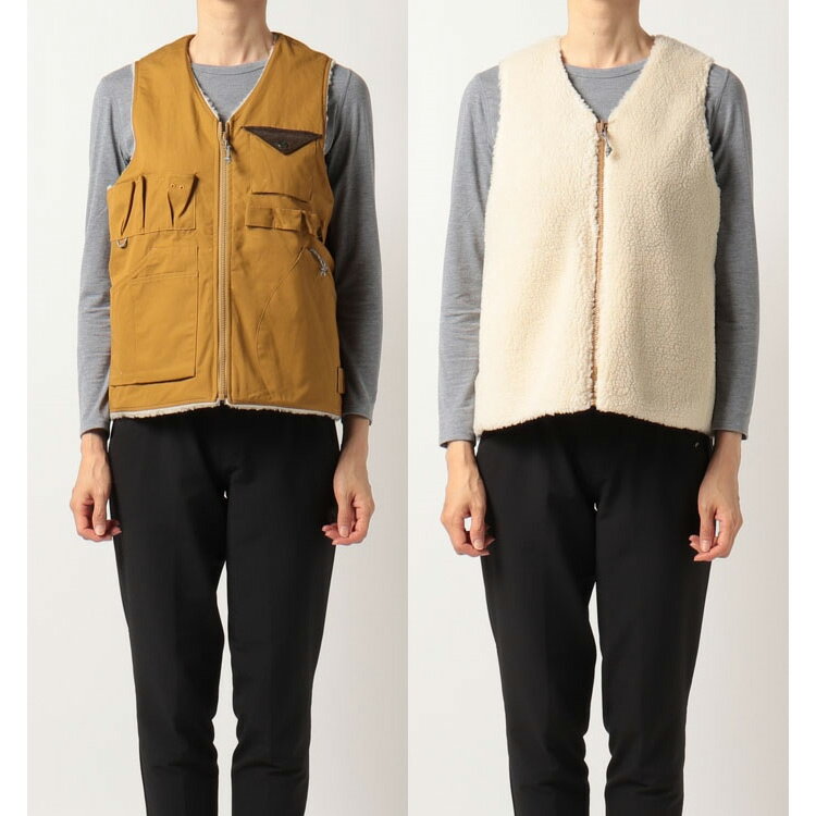 マーモット MARMOT リバーシブルキャンパーベスト (四角友里コラボ) [カラー：コヨーテ×シープ] [サイズ：M] #TOWSJL41YY-CYSE 【送料込み(沖縄・離島を除く)】【スポーツ・アウトドア アウトドア ウェア】【Ws Reversible Campers Vest】