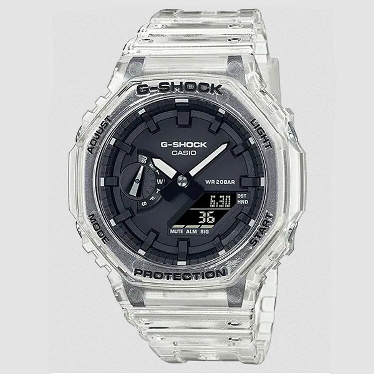 カシオ CASIO G-SHOCK GA-2100 八角形 スケルトン 国内正規品 #GA-2100SKE-7AJF 【送料無料】【スポーツ・アウトドア アウトドア 精密機器類】