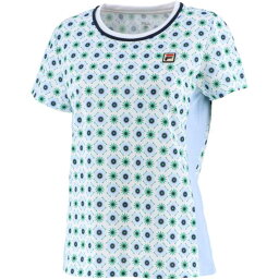 フィラ FILA ゲームシャツ(レディース) [サイズ：L] [カラー：サックス] #VL2423-10 【送料無料】【スポーツ・アウトドア テニス レディースウェア】