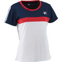 FILA ゲームシャツ(レディース) [サイズ：M] [カラー：フィラネイビー] #VL7506-20 2023SS【送料無料】【スポーツ・アウトドア テニス レディースウェア】