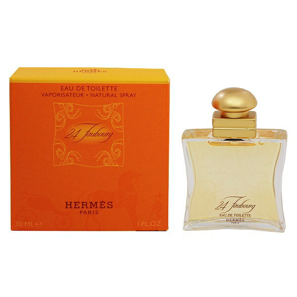 エルメス 香水 HERMES ヴァンキャトル フォーブル EDT・SP 30ml 【あす楽 送料込み(沖縄・離島を除く)】【フレグランス ギフト プレゼント 誕生日 レディース・女性用】【ヴァンキャトル フォーブル 24 FAUBOURG EAU DE TOILETTE SPRAY】