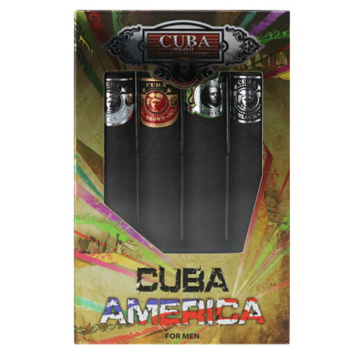 香水 CUBA キューバ 4シガレッツ アメリカンセット 35ml×4 【送料込み(沖縄・離島を除く)】【フレグランス ギフト 新生活2025 誕生日 メンズ・男性用】【SET CUBA FOR MEN 4 CIGARES】 香水 CUBA キューバ 4シガレッツ アメリカンセット 35ml×4 【送料込み(沖縄・離島を除く)】【フレグランス ギフト 新生活2025 誕生日 メンズ・男性用】【SET CUBA FOR MEN 4 CIGARES】