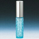 香水 YAMADA ATOMIZER ハンドメイドグラスアトマイザー メタルポンプ 18222 サンドブラスト ブルー ポンプ シルバー 4ml 【フレグランス...