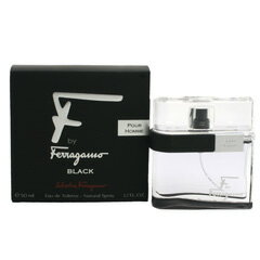 香水 SALVATORE FERRAGAMO エフ バイ フェラガモ プールオム ブラック EDT・SP 50ml 【あす楽】【フレグランス ギフト プレゼント 誕生日 メンズ・男性用】【エフ バイ フェラガモ F BY FERRAGAMO BLACK POUR HOME】