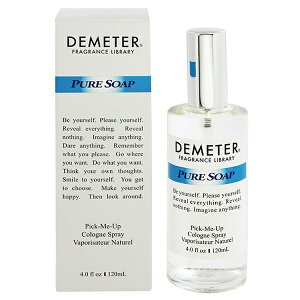 ディメーター 香水 DEMETER ピュアソープ EDC・SP 120ml 【あす楽 送料込み(沖縄・離島を除く)】【フレグランス ギフト プレゼント 誕生日 レディース・女性用】【クラシックラベル PURE SOAP PICK ME UP COLOGNE SPRAY】