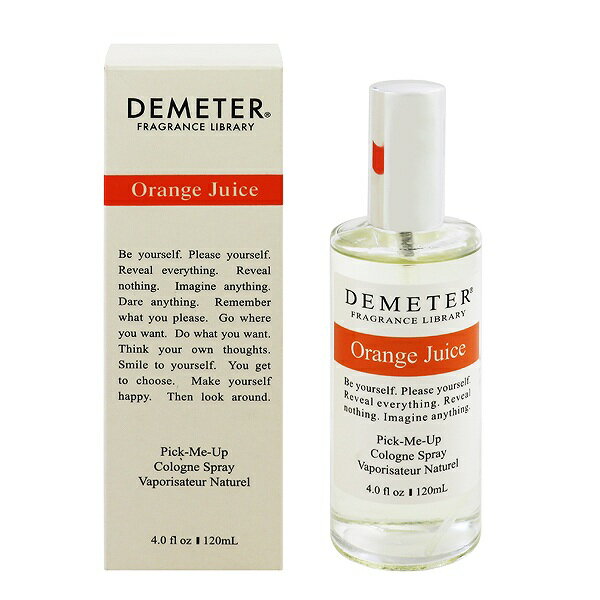 ディメーター 香水 DEMETER オレンジジュース EDC・SP 120ml 【送料込み(沖縄・離島を除く)】【フレグランス ギフト プレゼント 誕生日 ユニセックス・男女共用】【ORANGE JUICE PICK-ME UP COLOGNE SPRAY】