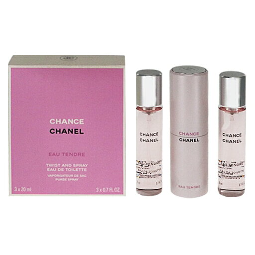 香水 CHANEL チャンス オー タンドゥル ツイスト (セット) 20ml×3 【送料無料】【フレグランス ギフト 新生活2025 誕生日 レディース・女性用】【チャンス オ タンドゥル CHANCE EAU TENDRE EAU DE TOILETTE TWIST AND SPRAY】 香水 CHANEL チャンス オー タンドゥル ツイスト (セット) 20ml×3 【送料無料】【フレグランス ギフト 新生活2025 誕生日 レディース・女性用】【チャンス オ タンドゥル CHANCE EAU TENDRE EAU DE TOILETTE TWIST AND SPRAY】